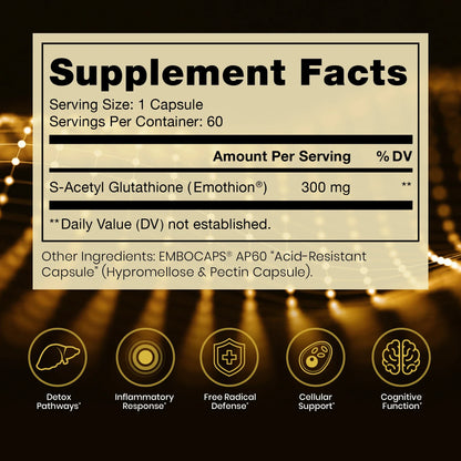 Glutathione GOLD™ 300mg