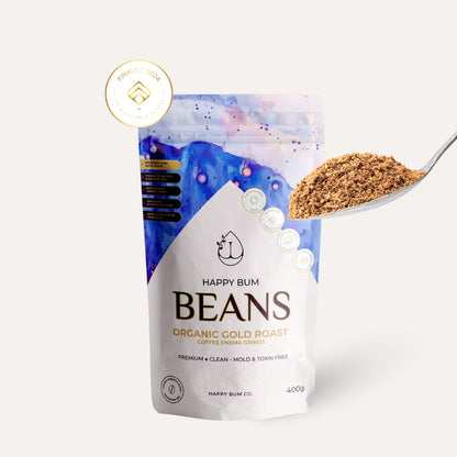 Happy Bum Beans - Organic Golden Roast Enema Coffee x 3 Pack