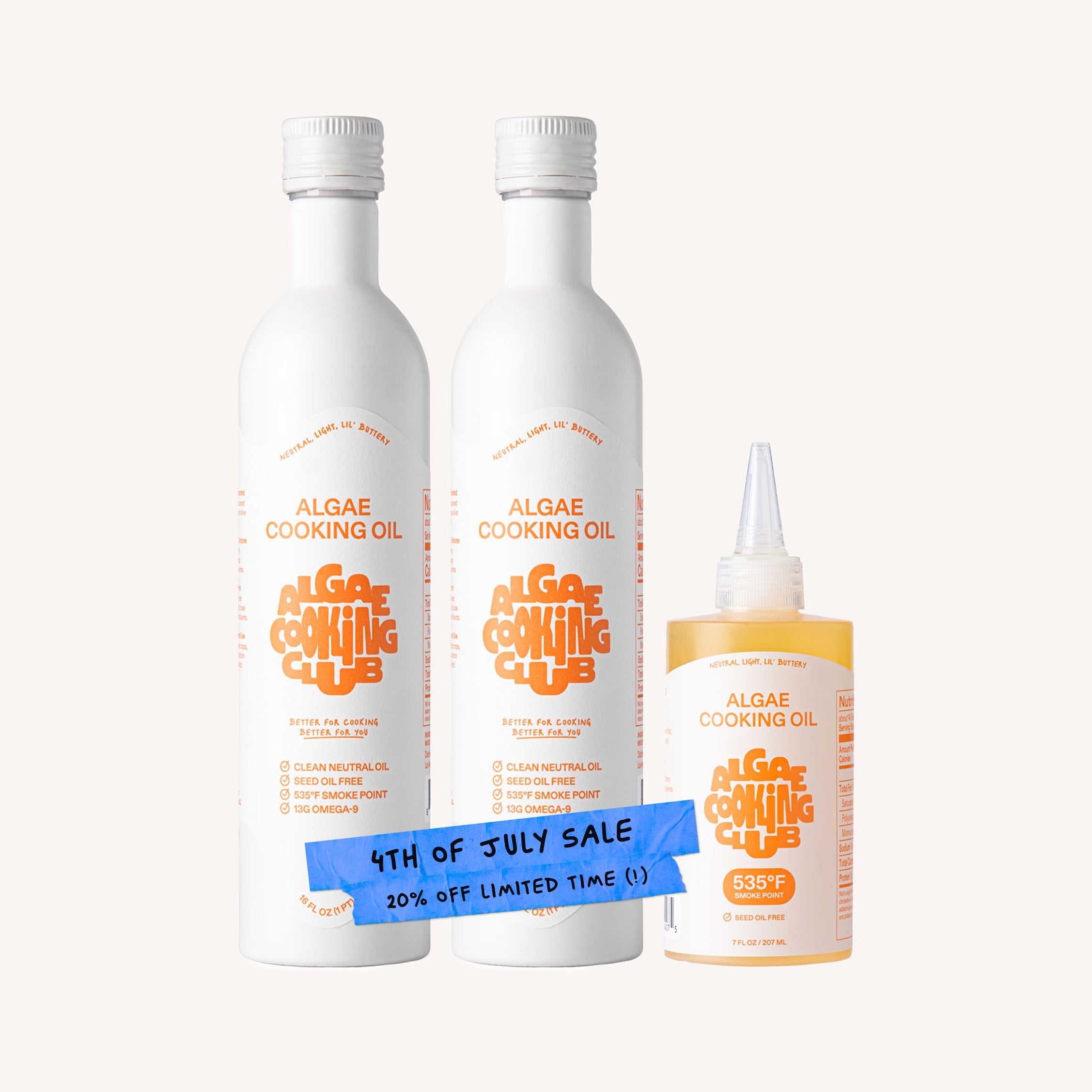 Algae Cooking Oil (Squeeze Bundle)