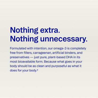 Plant-based DHA Omega-3