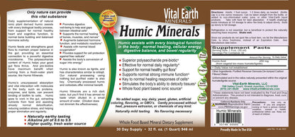 Humic Minerals Liquid Supplement, 32 Oz.