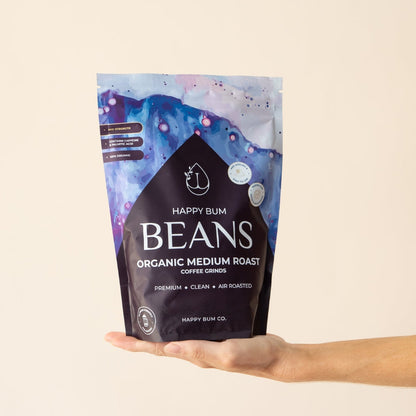 Happy Bum Beans - Organic Gold & Medium Roast 6 Pack