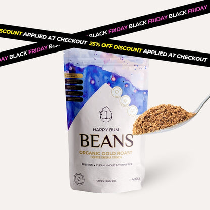 Happy Bum Beans - Organic Golden Roast Enema Coffee