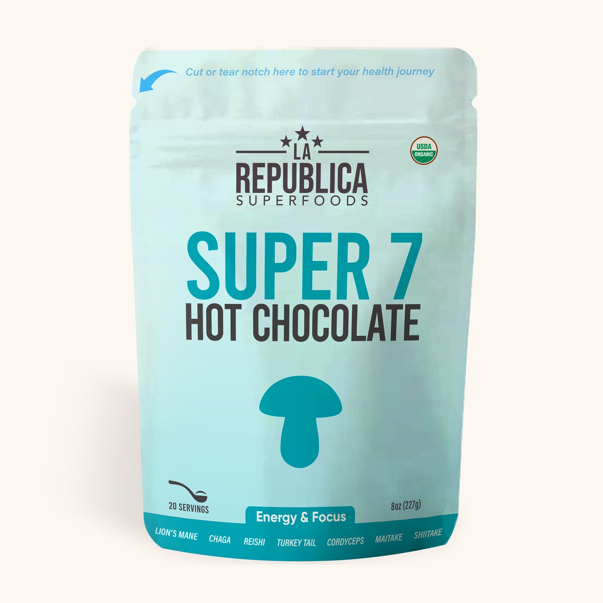 La Republica Hot Chocolate 8 oz bag by La Republica Superfoods