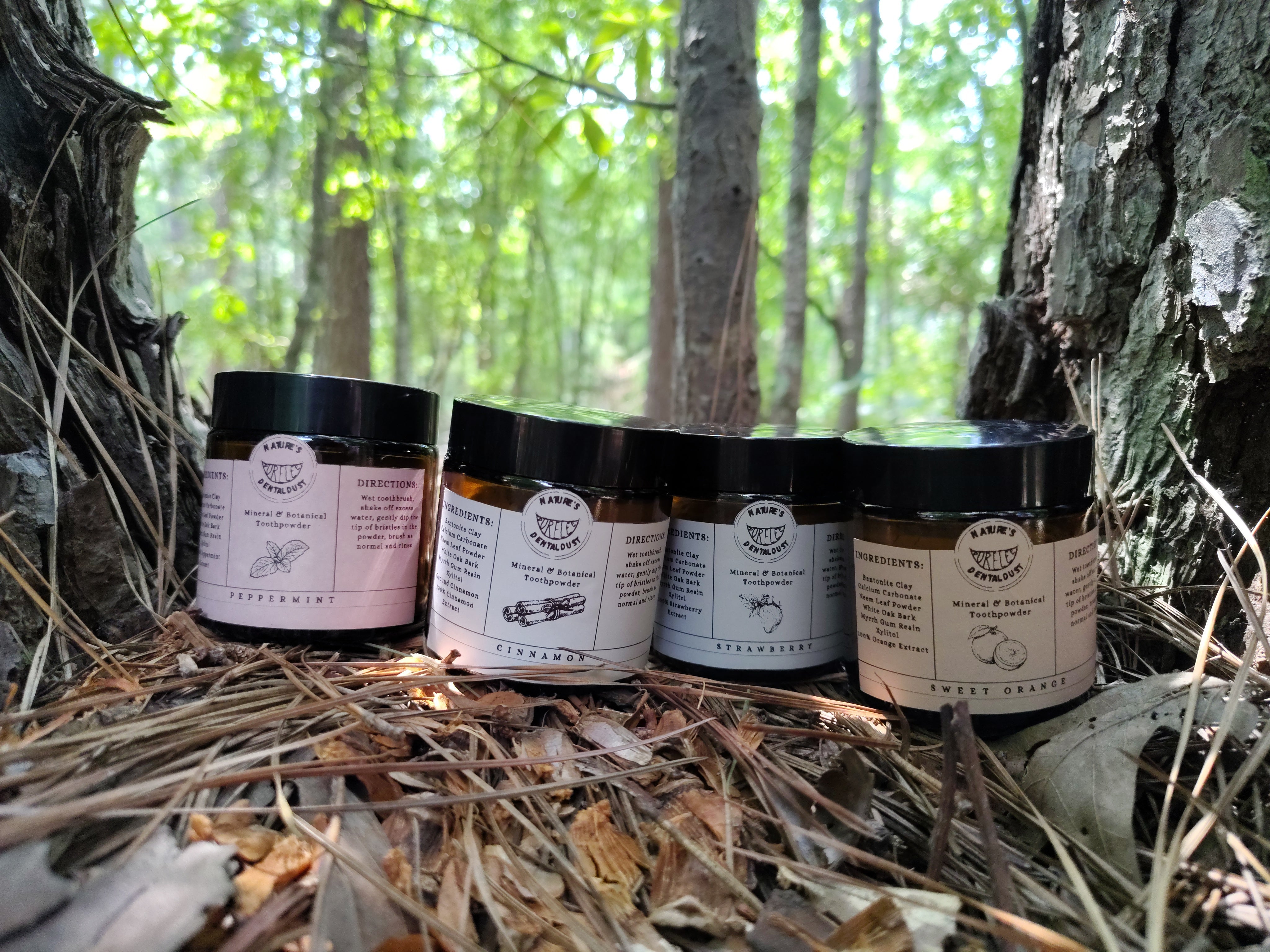 Peppermint Remineralizing Tooth Powder: Natural Herbal Oral Care