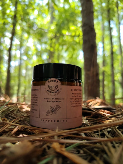 Peppermint Remineralizing Tooth Powder: Natural Herbal Oral Care
