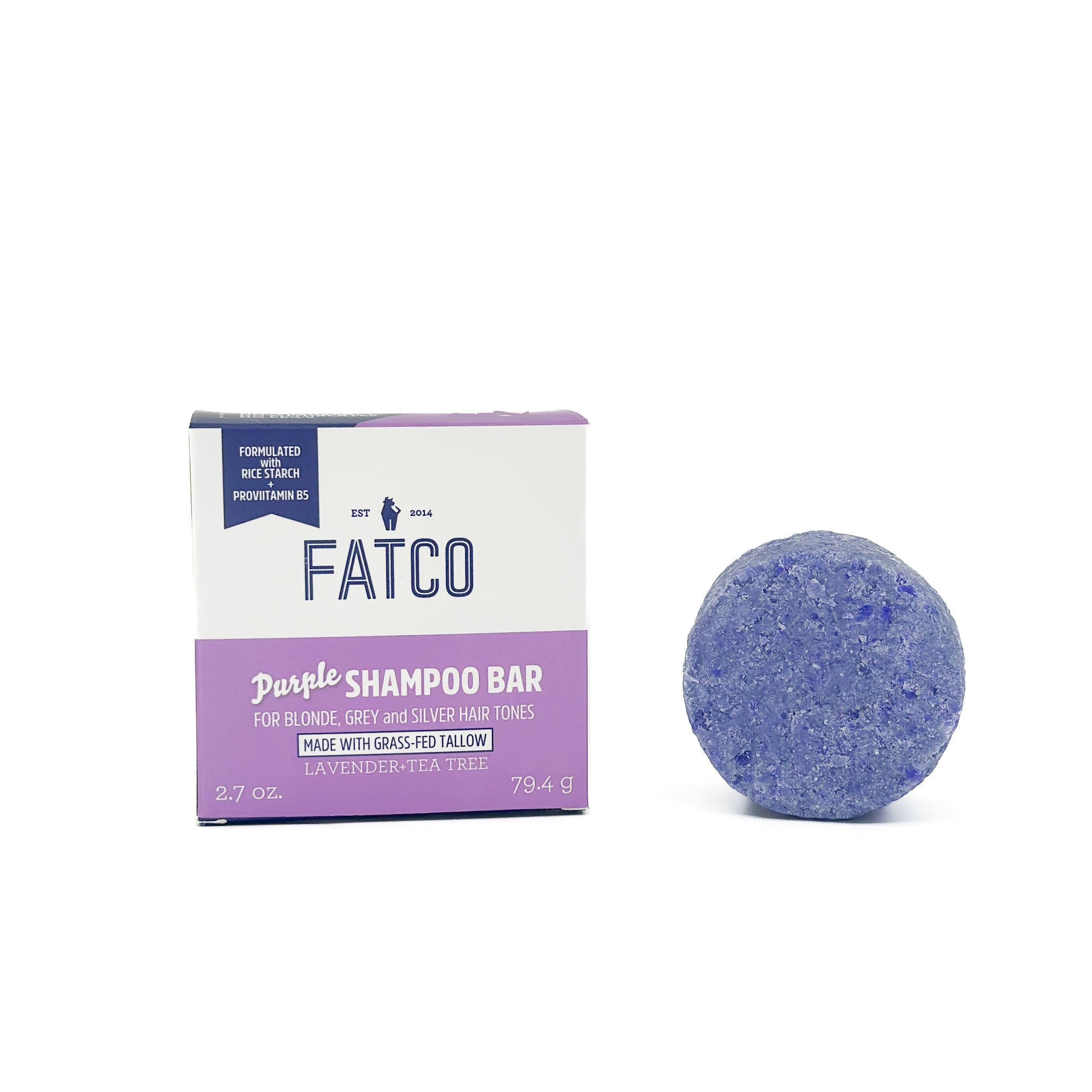 Purple Shampoo Bar by FATCO Skincare Products