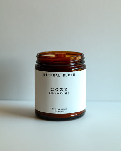 Cozy Beeswax Candle