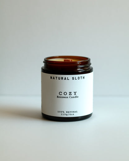 Cozy Beeswax Candle