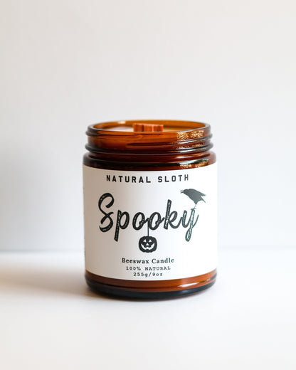 Spooky Beeswax Candles