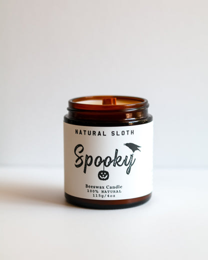 Spooky Beeswax Candles