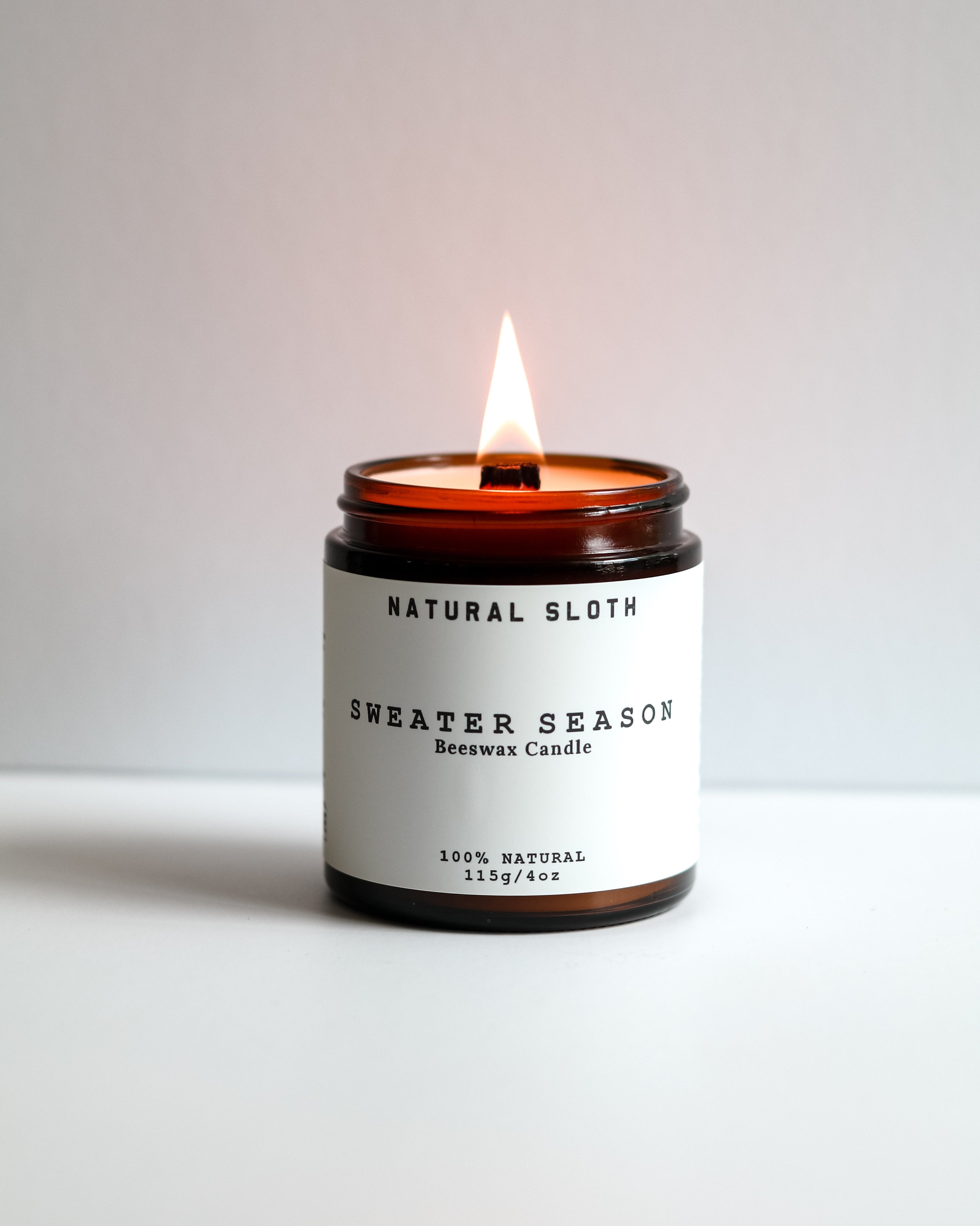 Sweater Season Beeswax Candle