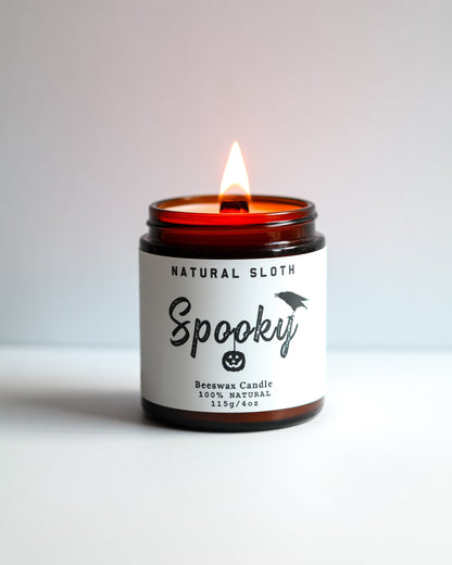 Spooky Beeswax Candles