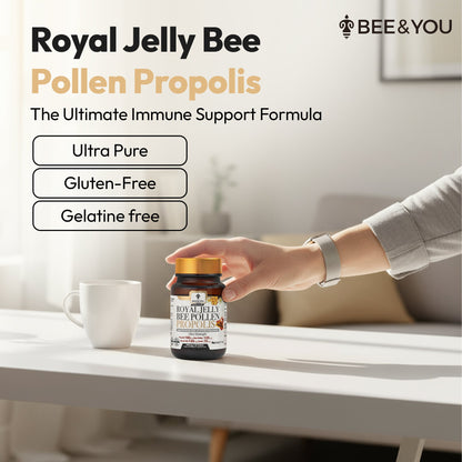 Royal Jelly+Propolis+Bee Pollen Tablets Ultra Potency