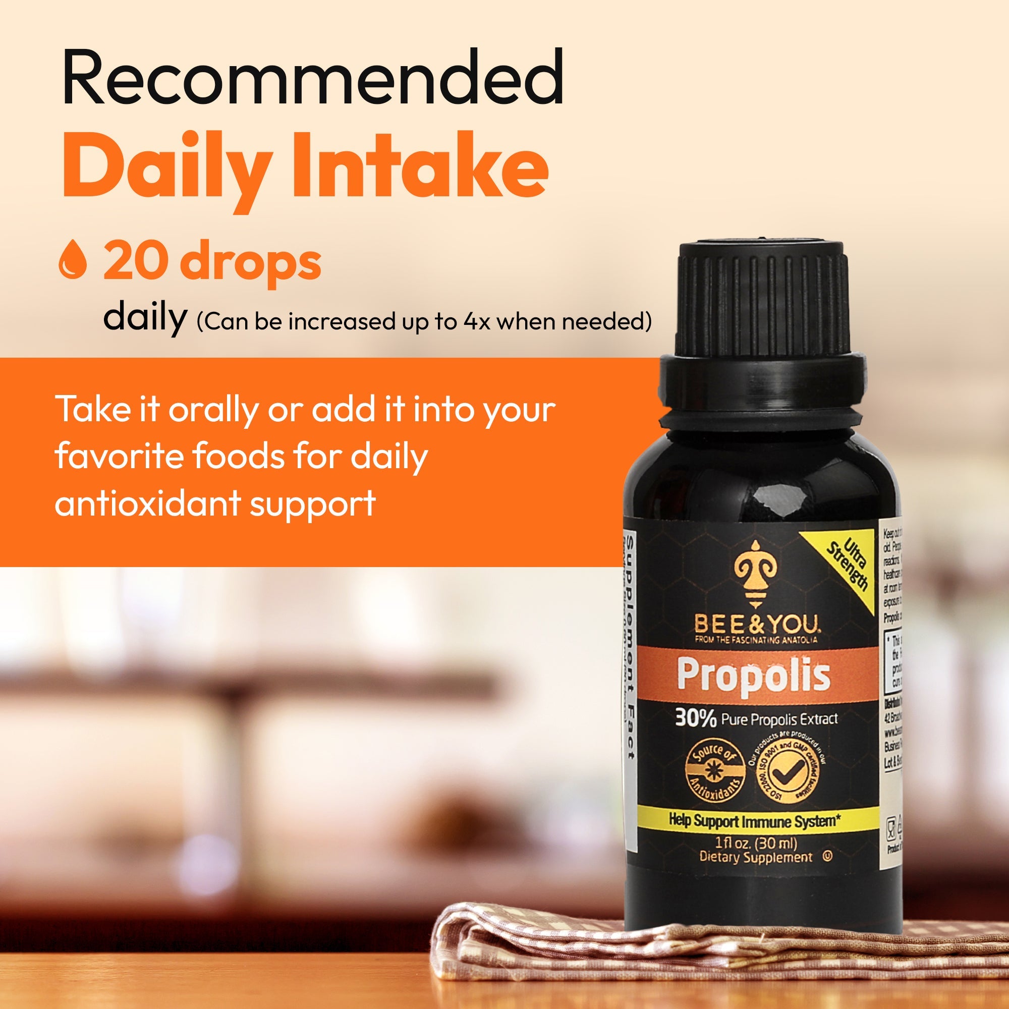 Propolis Pure Liquid Extract Ultra Strength