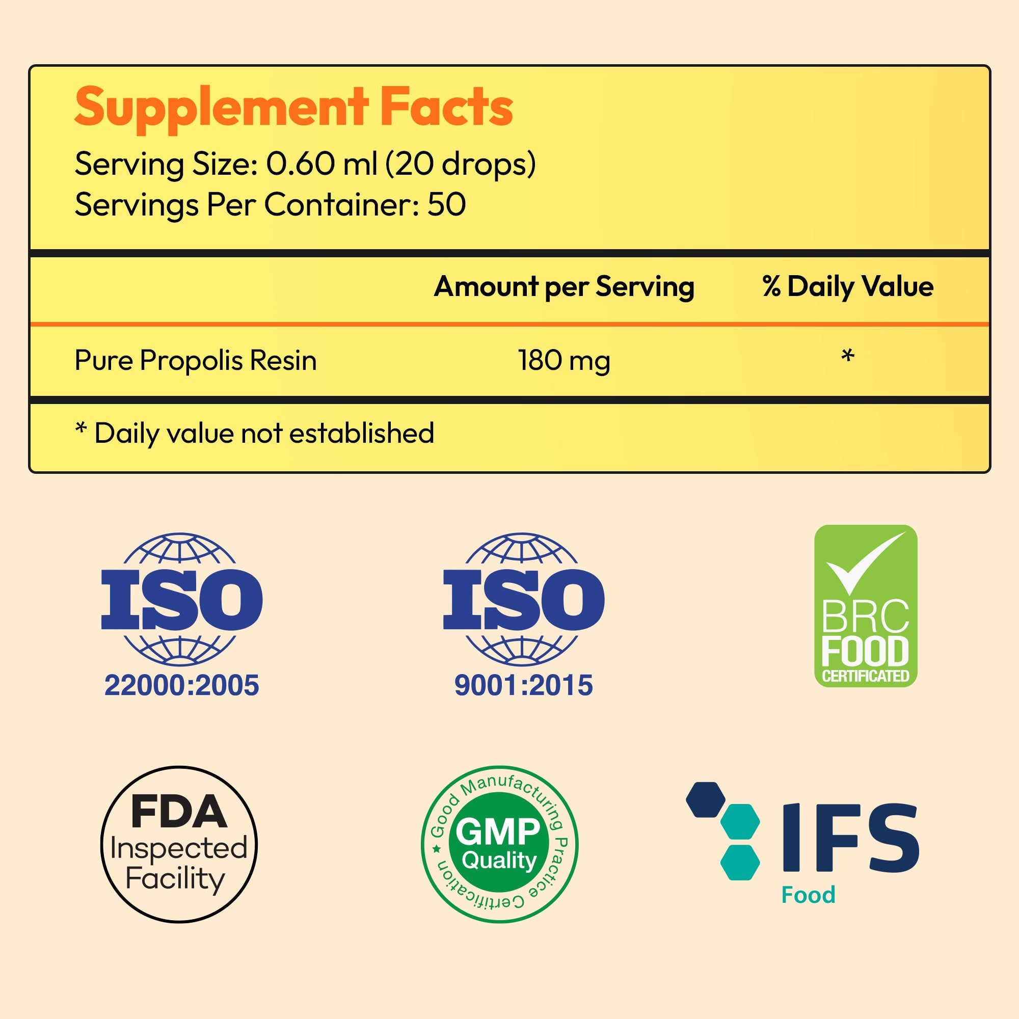 Propolis Pure Liquid Extract Ultra Strength
