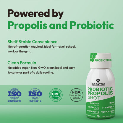 Propolis Immune Shot - Probiotic, 50 ml x 12