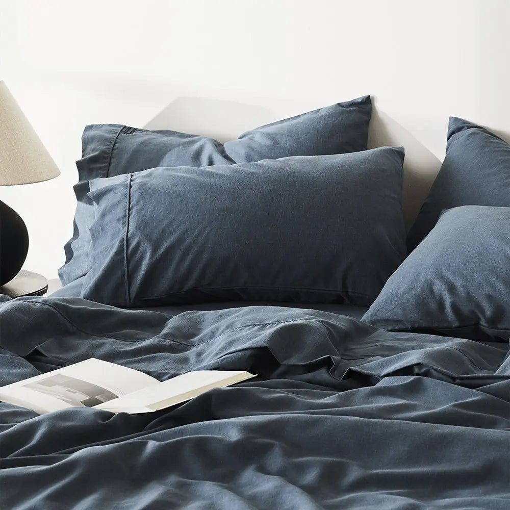 CleanBamboo Hemp™ Linen+ Duvet Cover by ettitude