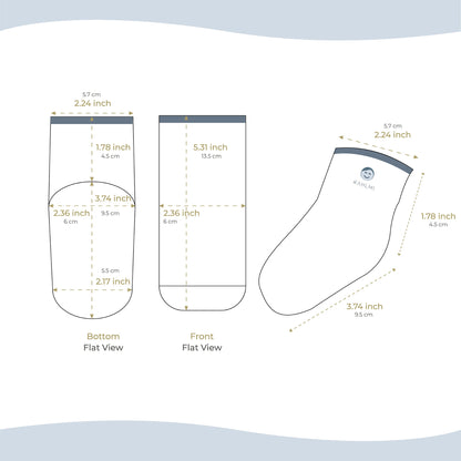 Massage Me! Socks (0-12 months) by Kahlmi