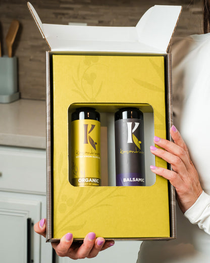 Gift Box - Organic EVOO & Vinegar