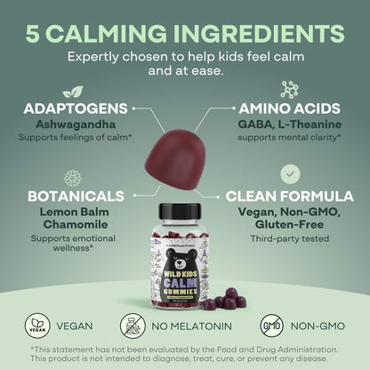 Wild Kids Calm Gummies – Supports Calm & Restful Sleep