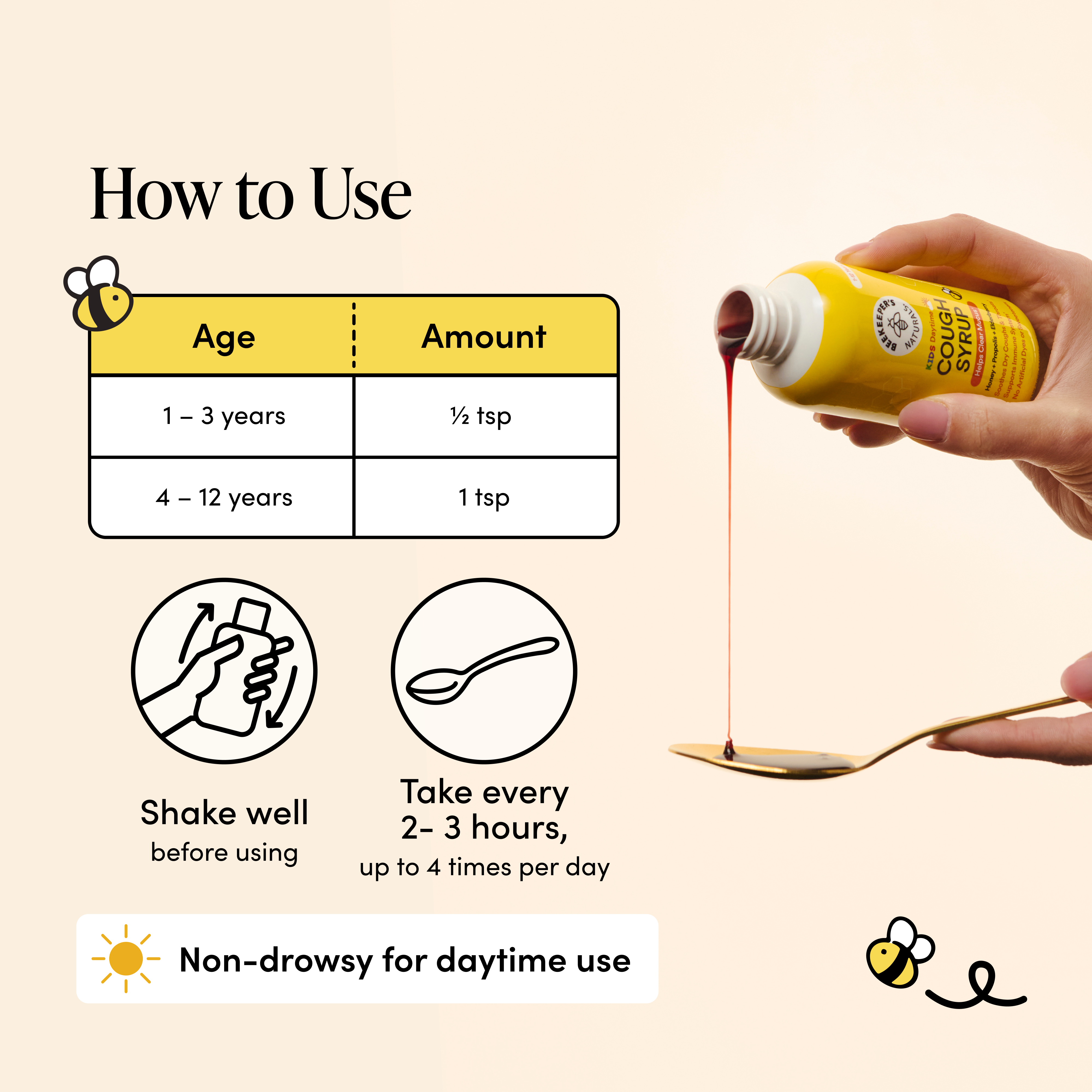 Kids Daytime Honey Cough Syrup