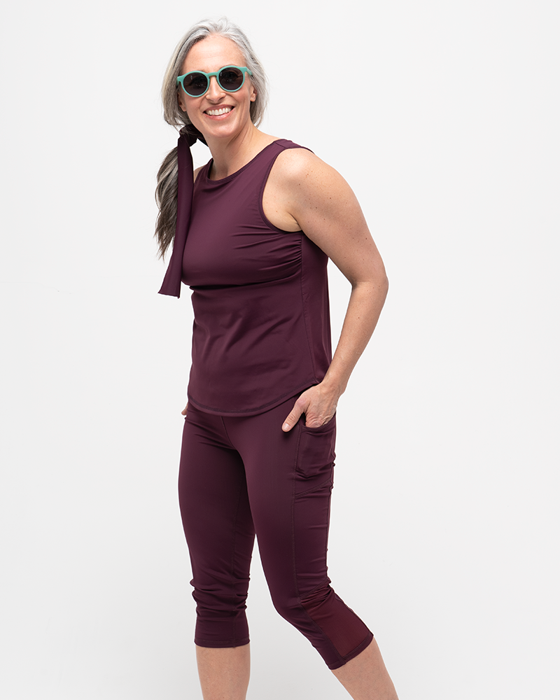 Go Deep Sun & Swim Tank with Built-in Bra - Reflection