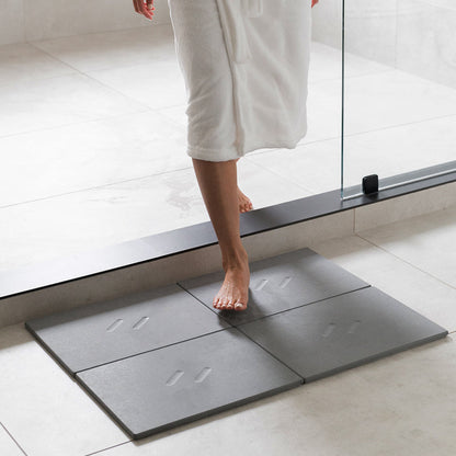 Large Bath Stone™ Mat - 2-Pack by Dorai Home | Quick-Drying Home Essentials