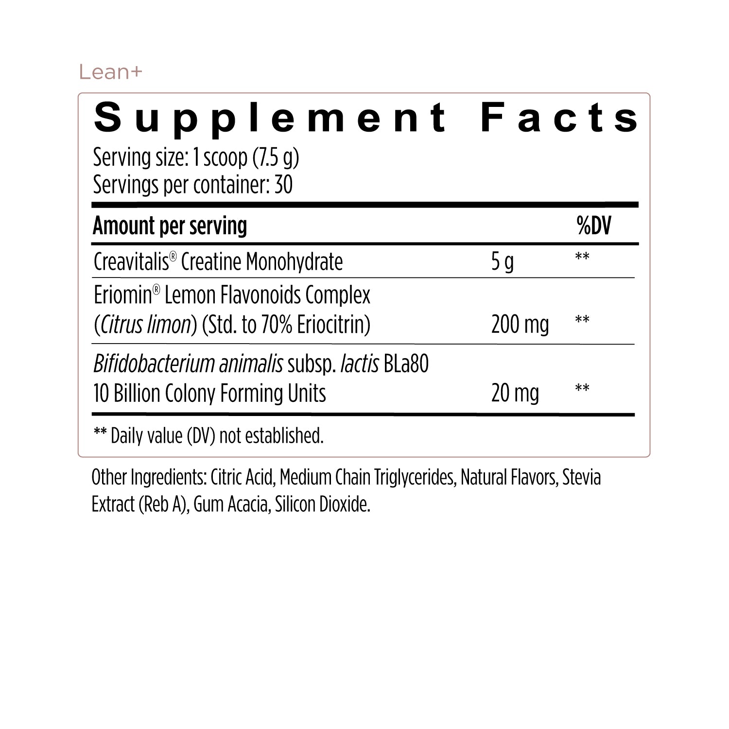 Lean+ GLP-1 Support Formula