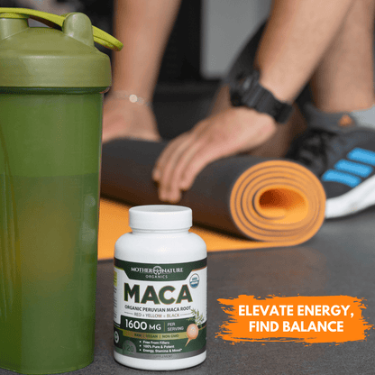 USDA Organic Maca Root Capsules by Mother Nature Organics