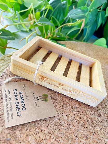 Bamboo Soap Dish: Multiple Styles