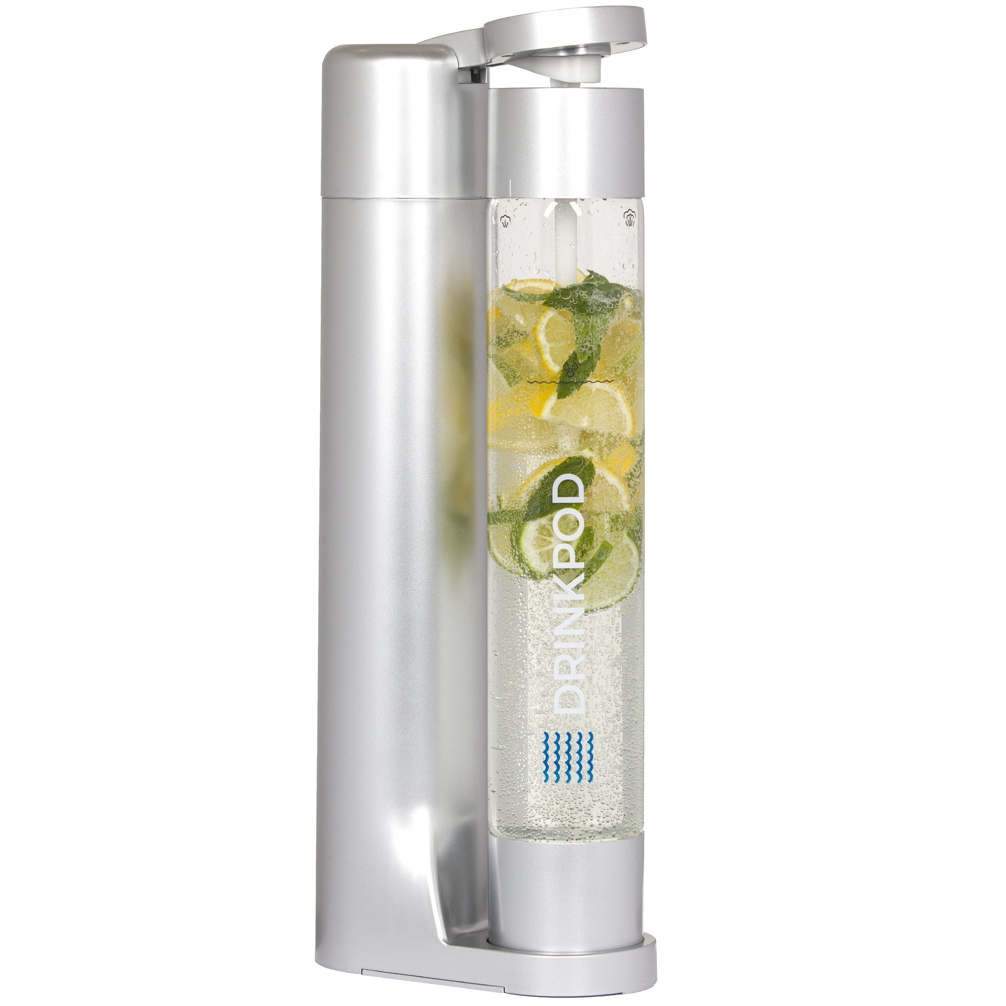 FIZZPod Soda Machine - Make Homemade Sparkling Water, Juice, Tea and Cocktail Drinks with Fruits & Candy by Drinkpod