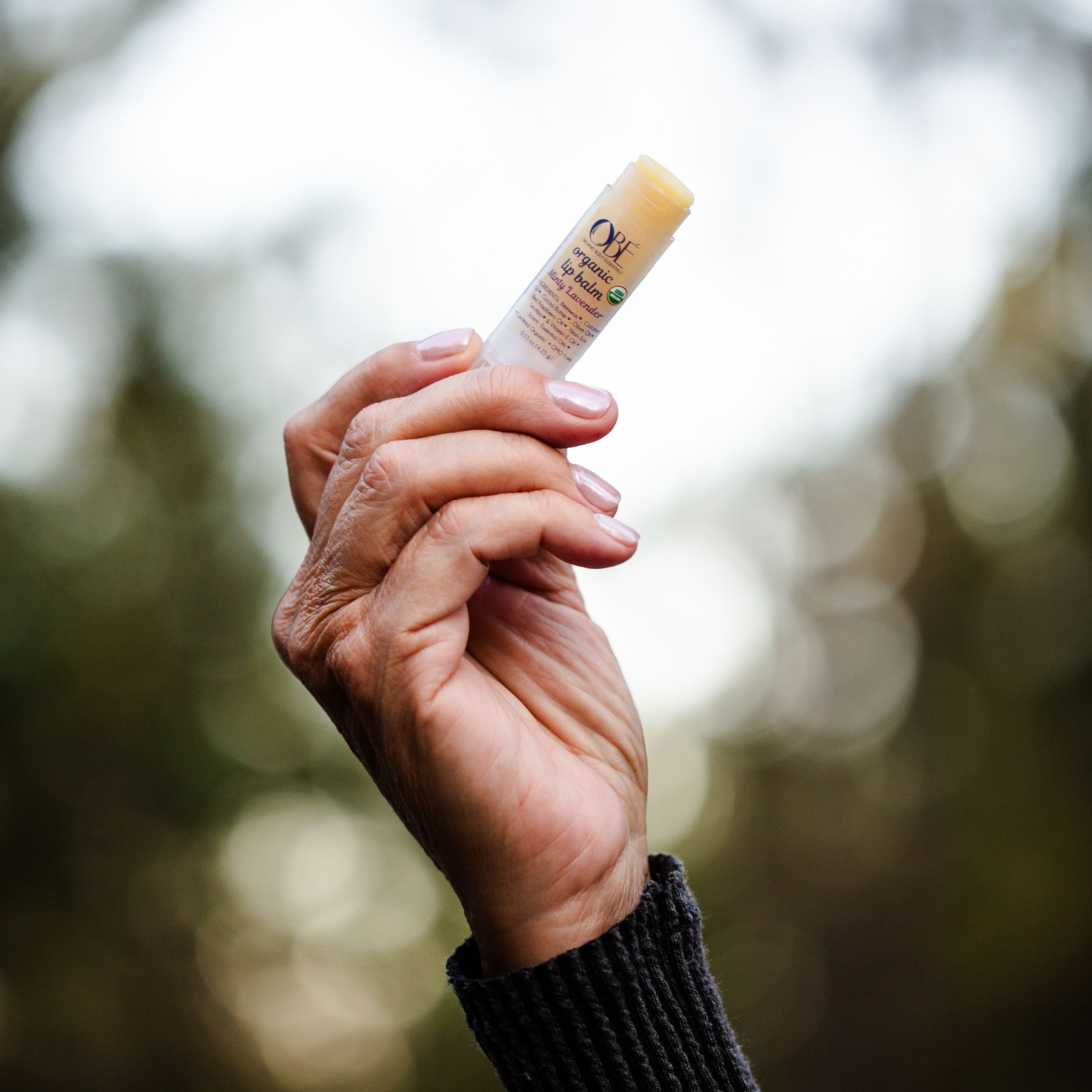 Organic Lip Balm - Minty Lavender