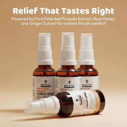 Propolis+Ginger+Raw Honey Throat Spray