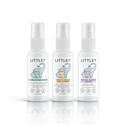 Littley "INTRODUCTORY $20.99 SAMPLE PACK" Pacifier Cleaner + Hand Cleanser + Toy Cleaner  - 3 Pack of 2oz (6oz)