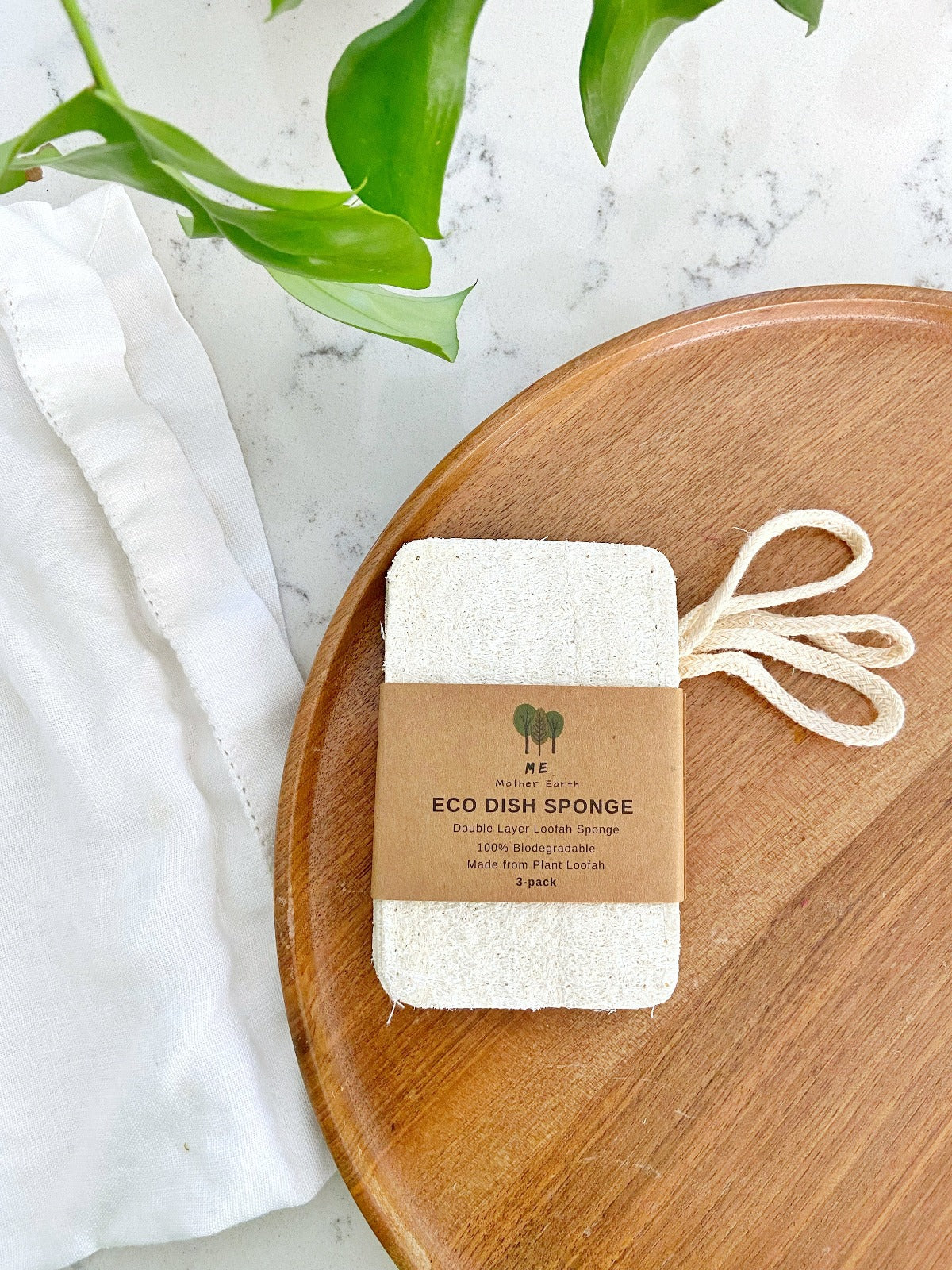 Eco Dish Sponges: Double Layer 3-Pack