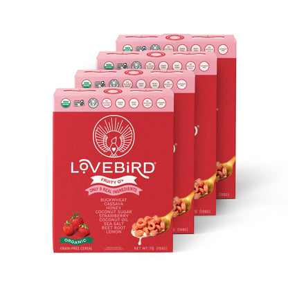 Lovebird Cereal Fruity (4 Boxes)