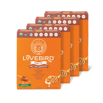 Lovebird Cereal Honey (4 Boxes)