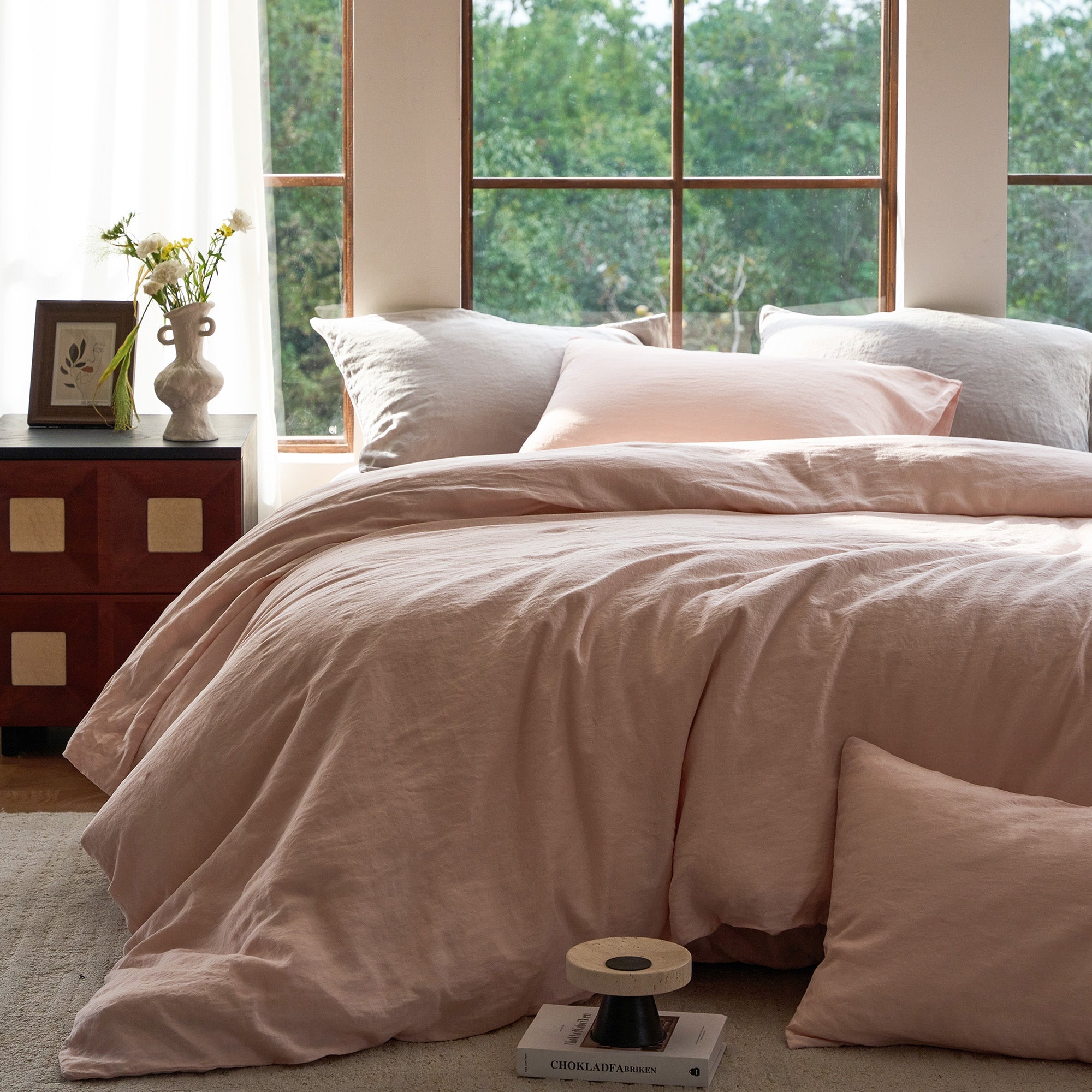 LuxeWeave Linen Duvet Cover