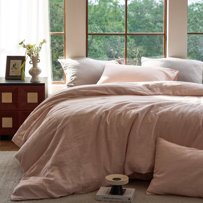 LuxeWeave Linen Duvet Cover