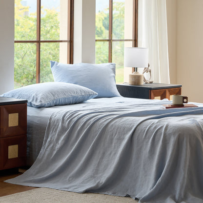 LuxeWeave Linen Sheet Set