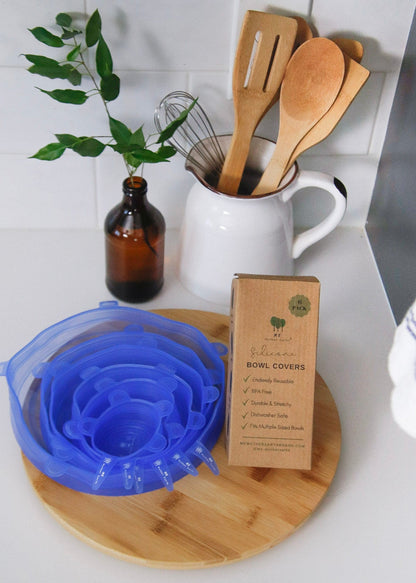 Silicone Food and Bowl Covers- 6 Pack