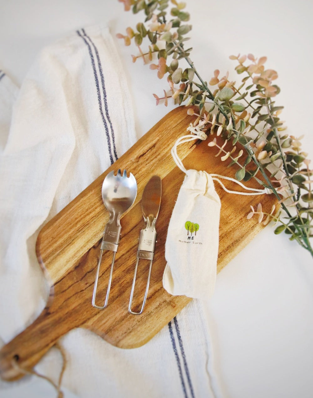 Stainless Steel Foldable Cutlery Set