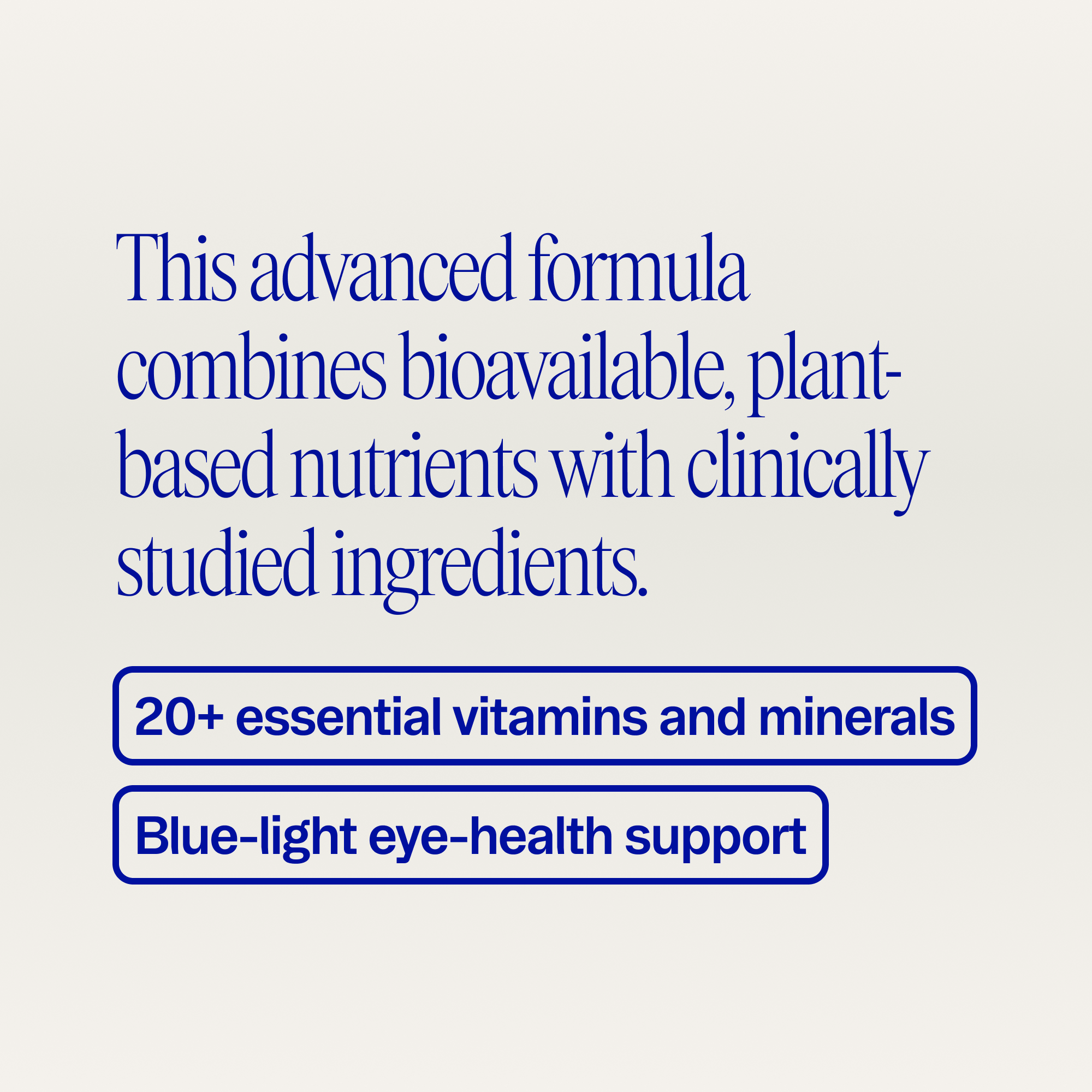 Plant-based Multivitamin