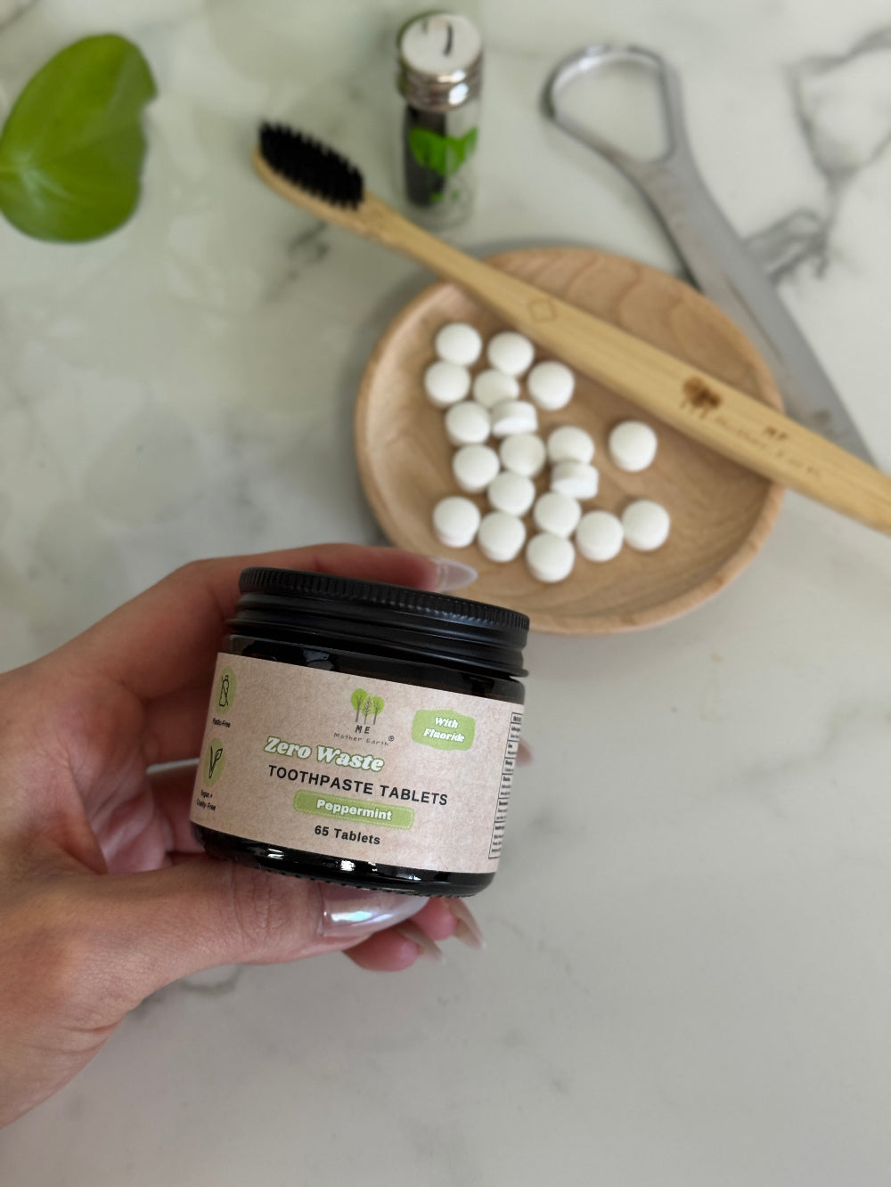 Zero Waste Toothpaste Tablets with Fluoride