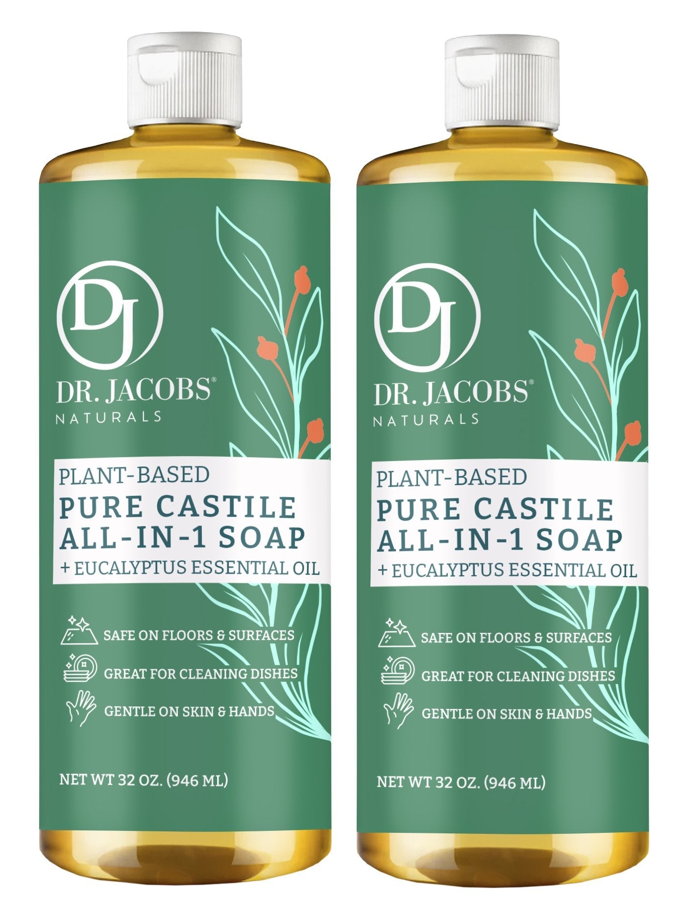 Eucalyptus All in 1 Castile Soap by Dr. Jacobs Naturals