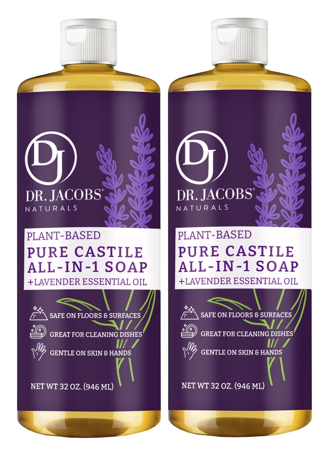 Lavender All in 1 Castile Soap by Dr. Jacobs Naturals