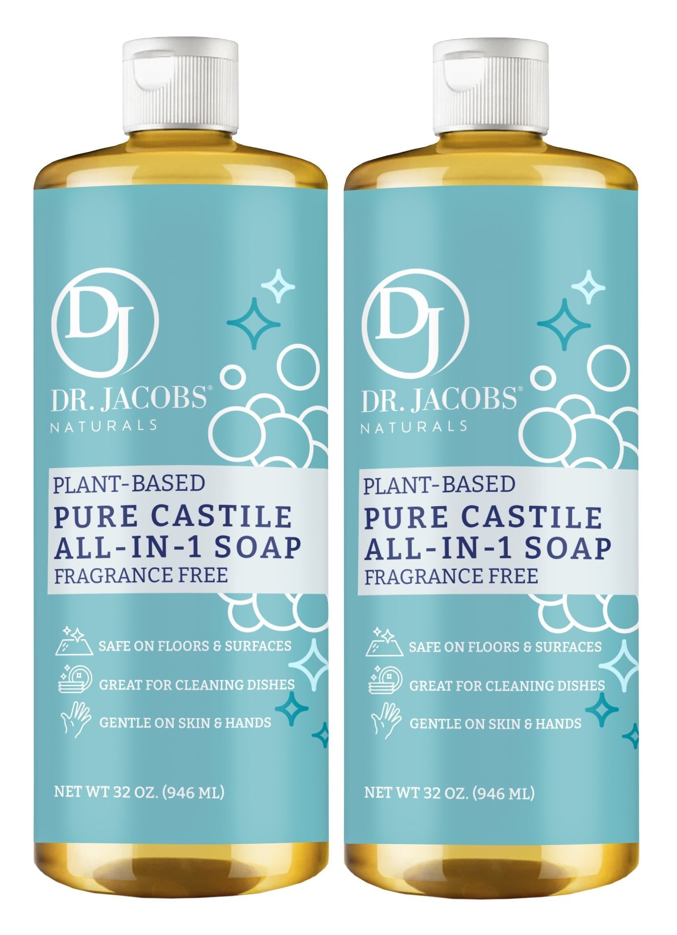 Unscented All in 1 Castile Soap by Dr. Jacobs Naturals