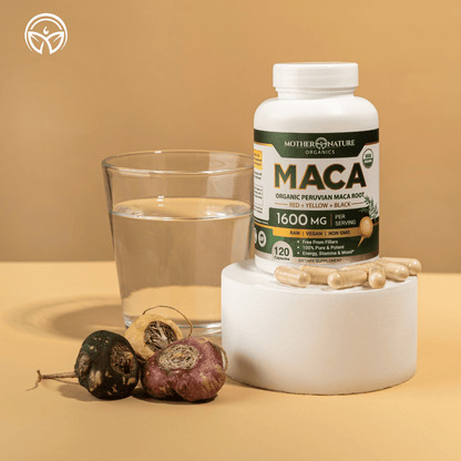 USDA Organic Maca Root Capsules by Mother Nature Organics