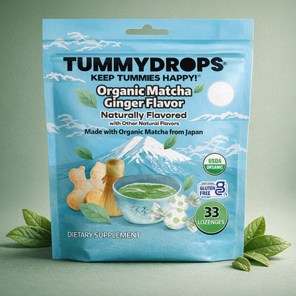 Matcha Ginger Tummydrops, 33 ct